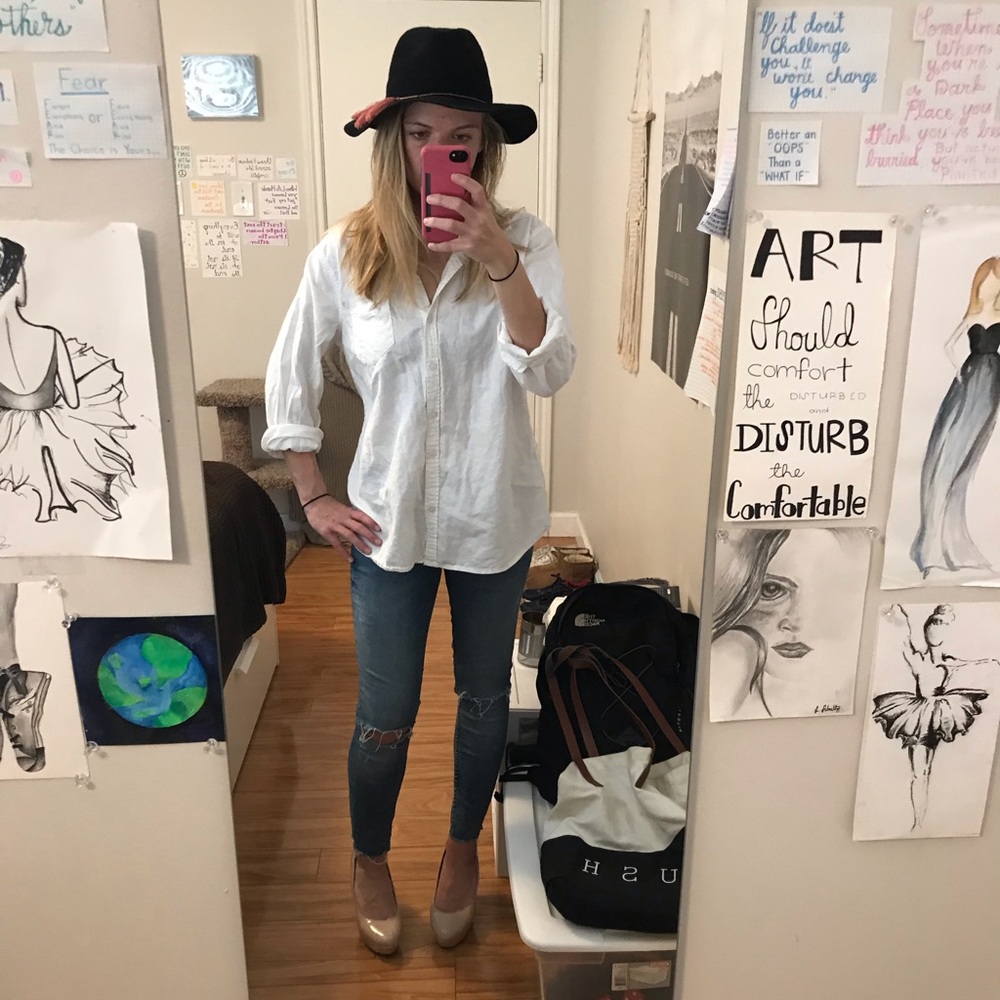 Zara skinny jeans (ankle length)